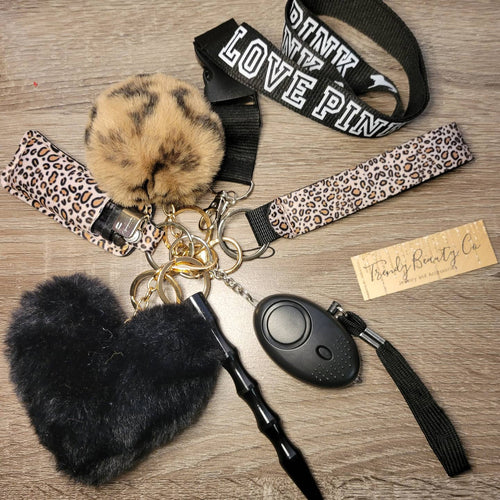 LEOPARD SAFETY KEYCHAIN